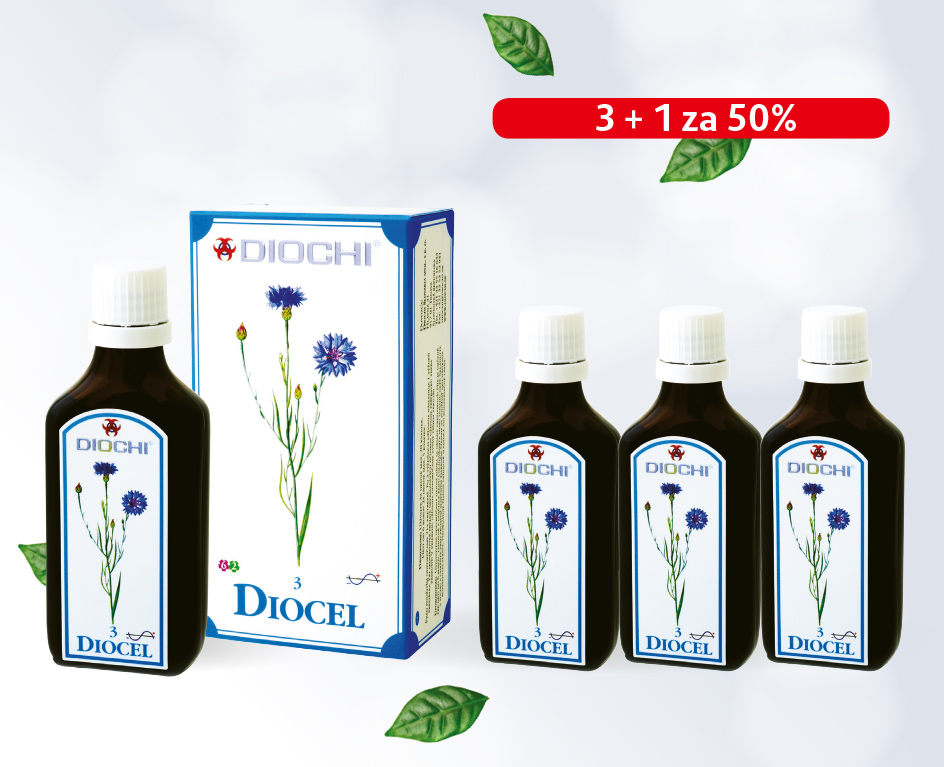 AKCE: Diocel 3+1 za 50%