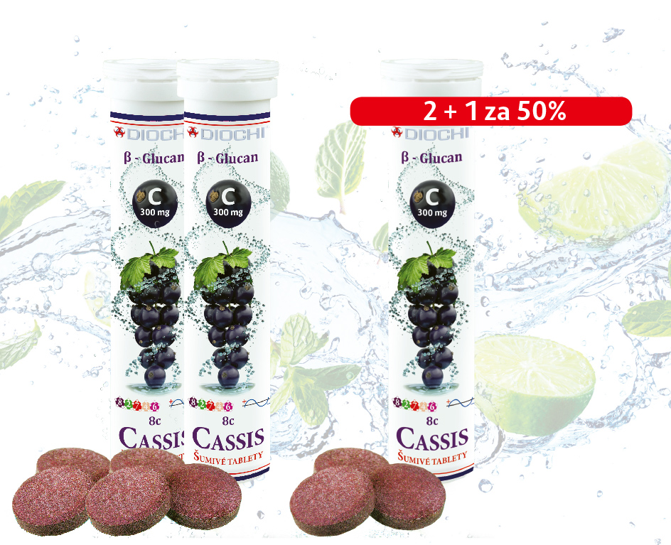 AKCE: Vitamín Cassis 2+1 za 50%
