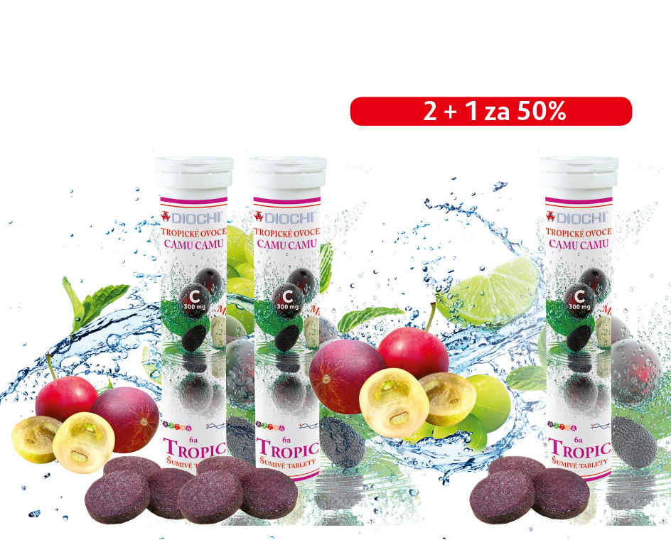 AKCE: Vitamín Tropic 2+1 za 50%