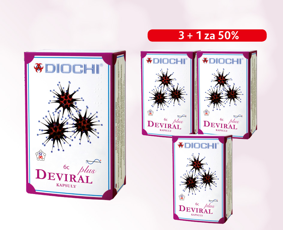 AKCE: Deviral Plus 3+1 za 50%